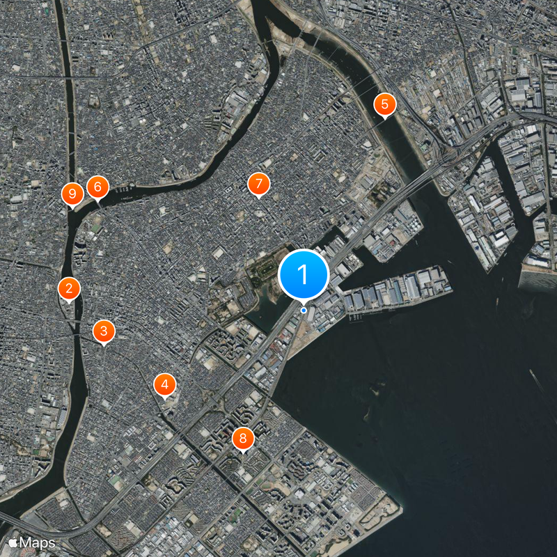 Ichikawashiohama Station Map