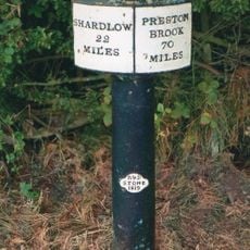 Canal Milepost East Of Bridge Number 44 At Sk 1826 1610 On North Side Of Trent And Mersey Canal