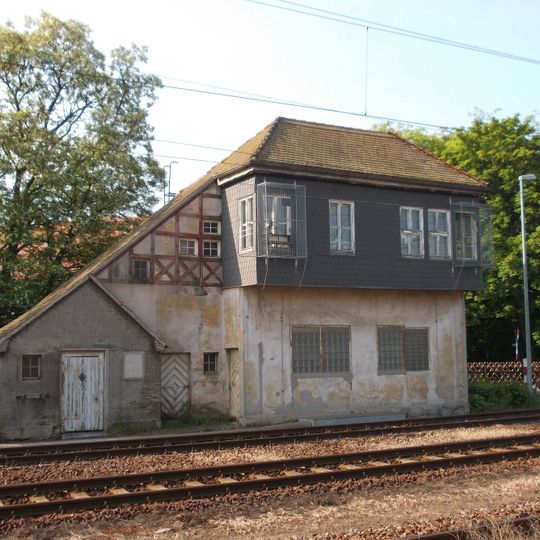 Puesto de enclavamiento Mw, estación Mockrehna