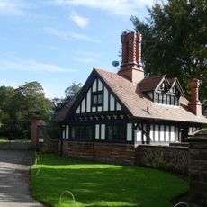 Lodge west of Haughton Hall