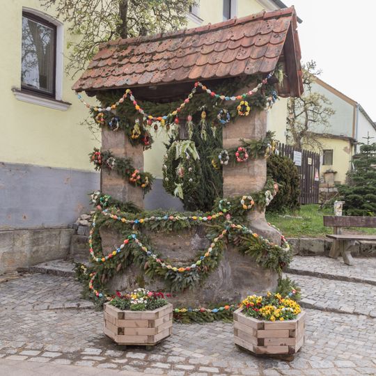 Easter fountains in Röckenhof