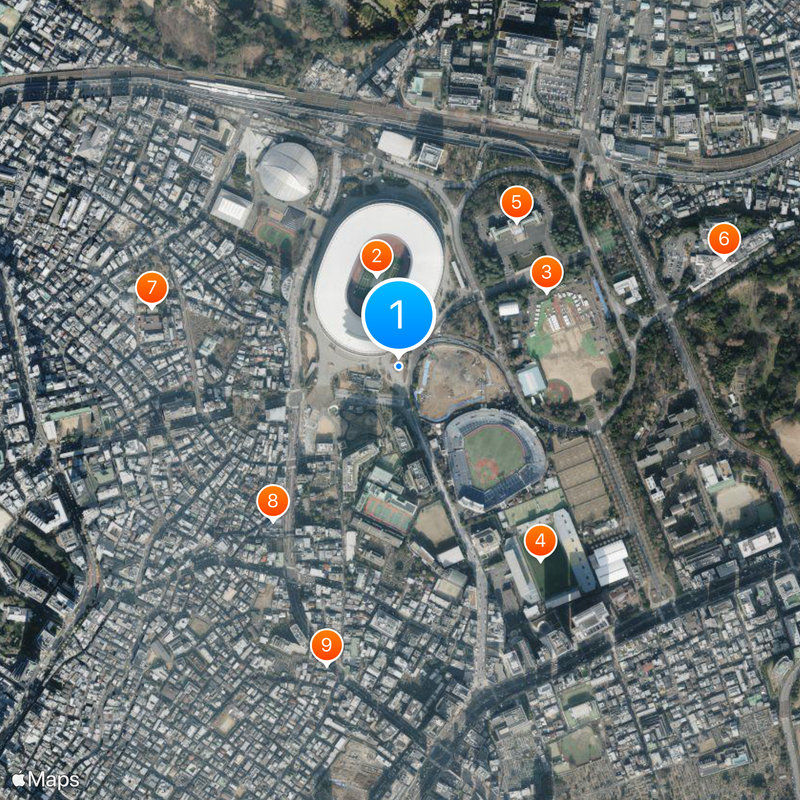 Nippon Seinenkan Mappa