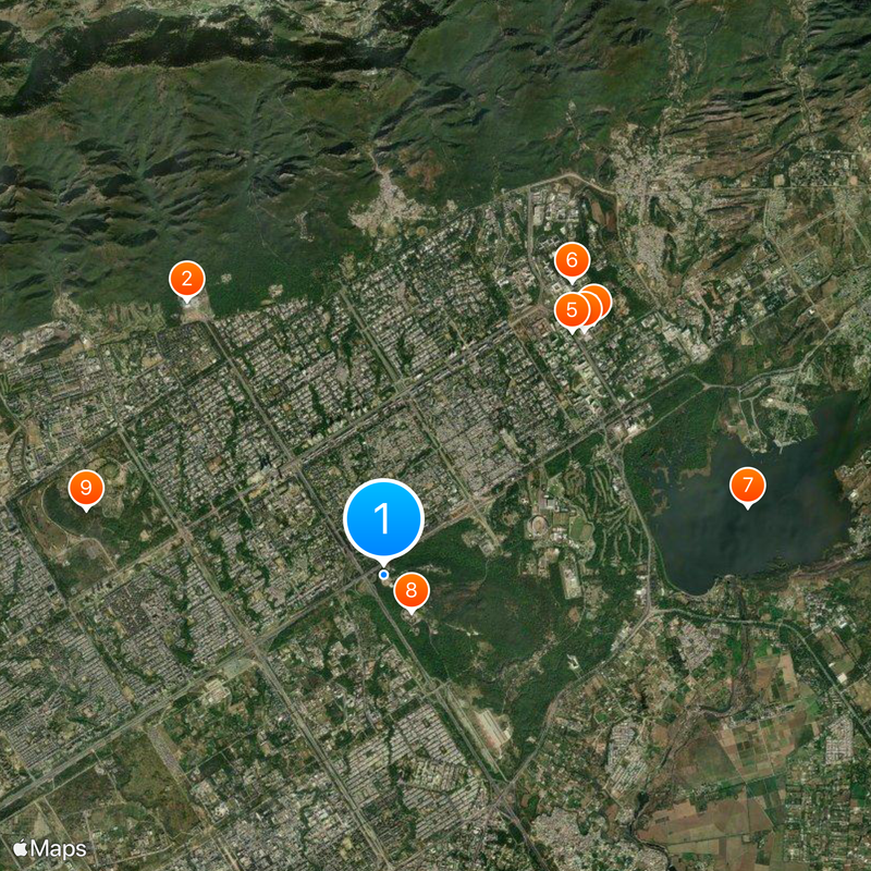 Pakistan Monument Karte