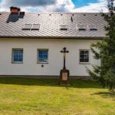 Kříž za kostelem svatého Václava v Žamberku