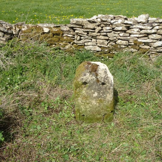 Milestone, E of hotel - blank