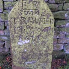 Tombstone at Friends Burial Ground four Metres North of Chestnut Farmhouse