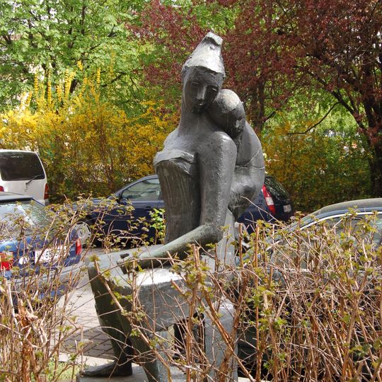 Plastik Mutter und Kind