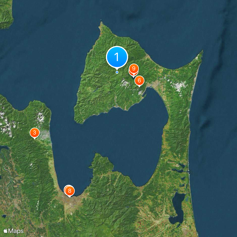 Shimokita Peninsula Map