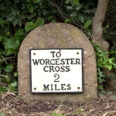 Milestone, 200 yds N of Powick Bridge