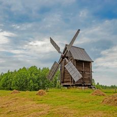 Мельница ветряная – столбовка на раме (Малые Корелы)