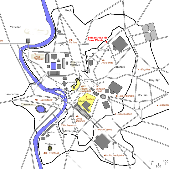 Temple of the gens Flavia