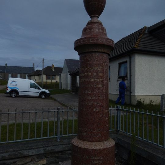 Berneray, Church Road, Berneray War Memorial