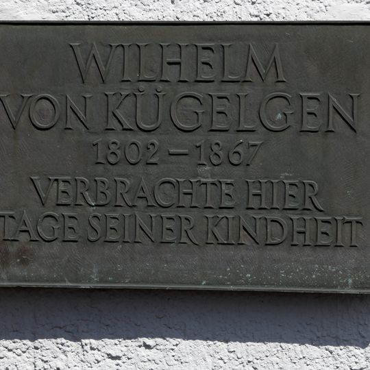 Wohnstallhaus und Gedenktafel für Wilhelm von Kügelgen Lotzdorfer Straße 48