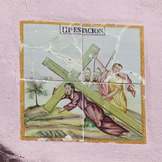 Estación III del Via Crucis de Benipeixcar