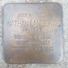 Stolperstein en memoria de Nathan Lambertz
