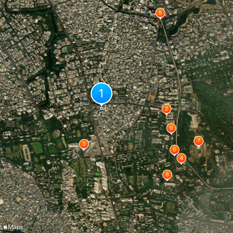 Dhanmondi Thana Mappa