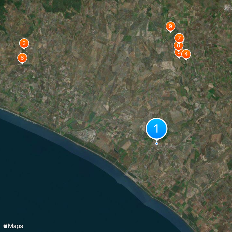 Montalto di Castro Map