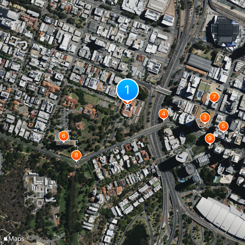 Parliament of Western Australia Mappa