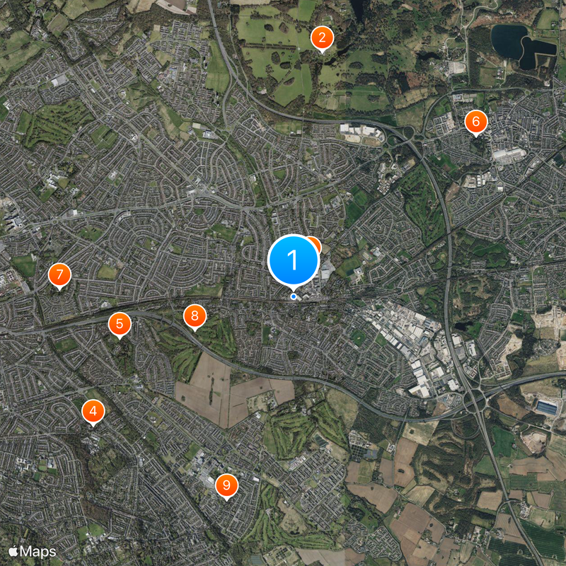 Huyton Map