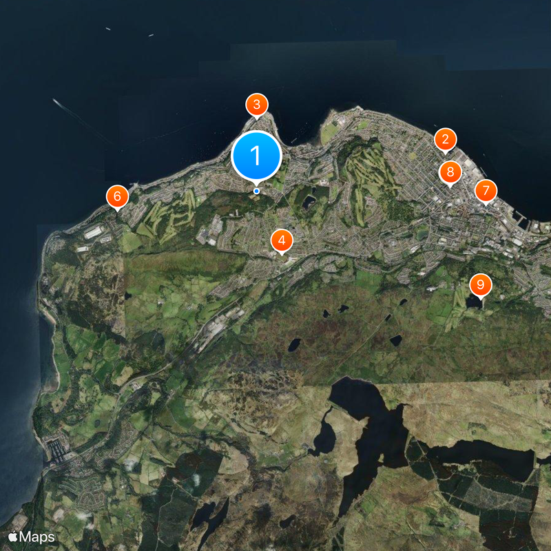 Gourock Map