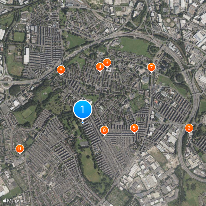 Beeston Map