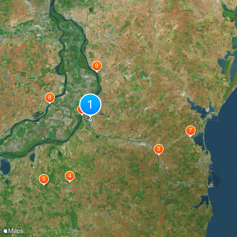 Cernavodă Nuclear Power Plant Map