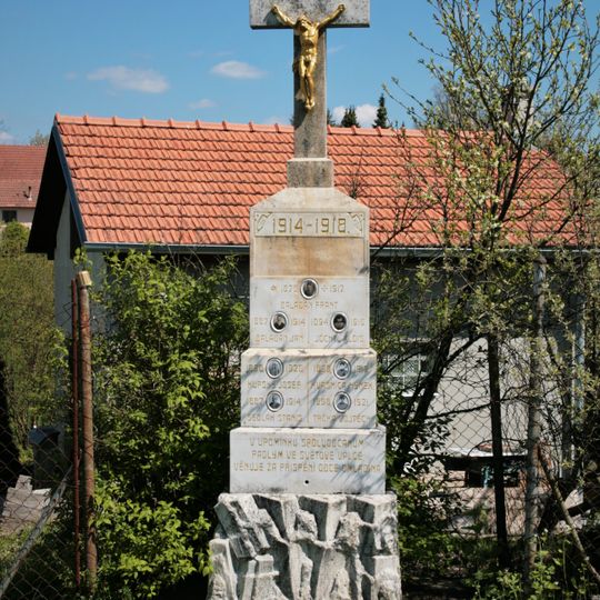 World War I memorial in Kuřimská Nová Ves