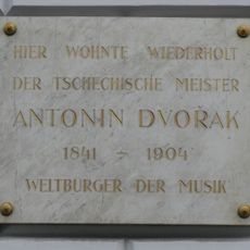 Gedenktafel für Antonín Dvořák