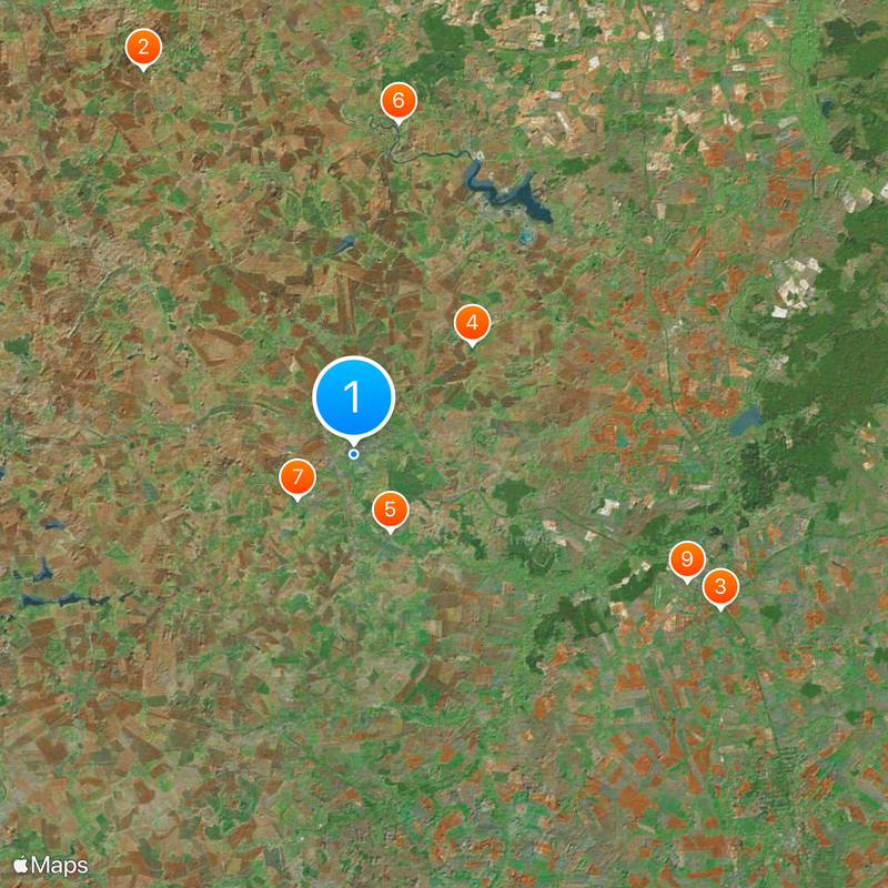 Skopin Map