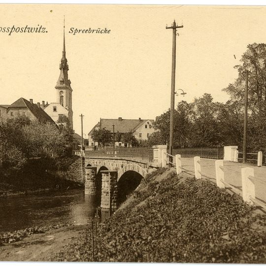 Straßenbrücke über die Spree Spreetal