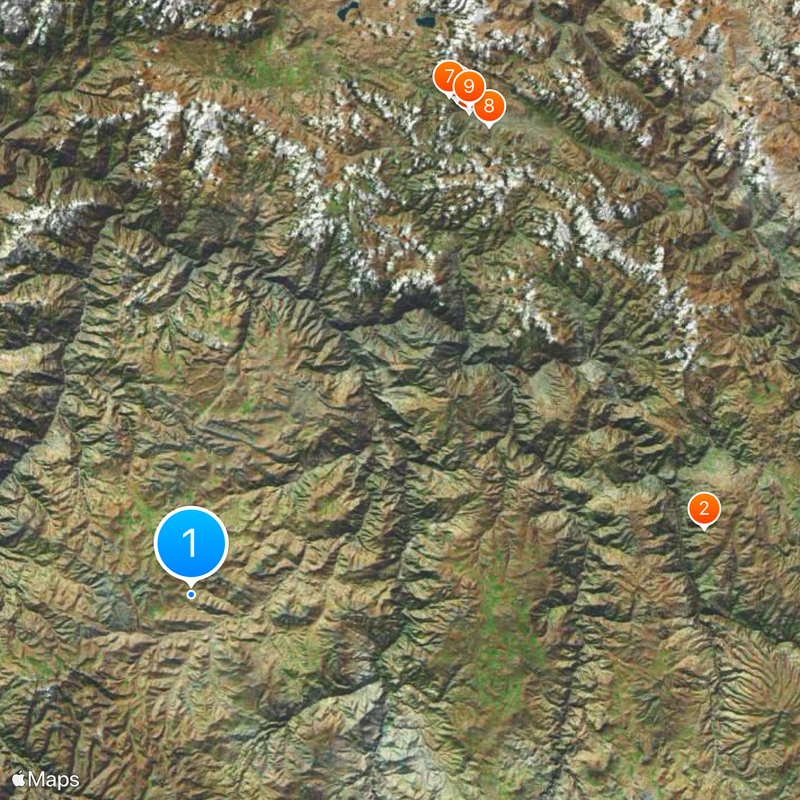 Las Bambas copper mine Map