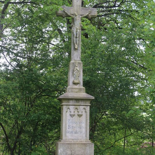 Kříž v Bačkovicích jižní okraj obce