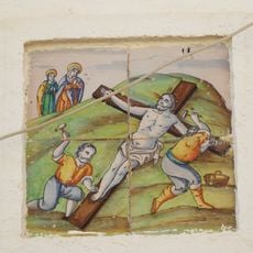Eleventh station of the Via Crucis of Benipeixcar