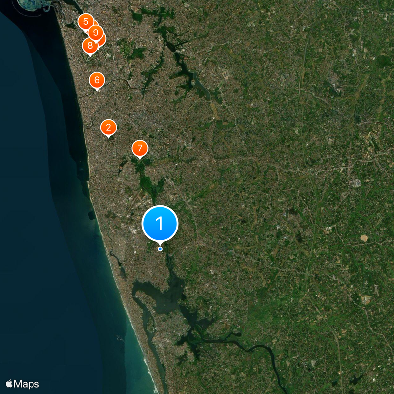 University of Moratuwa Map