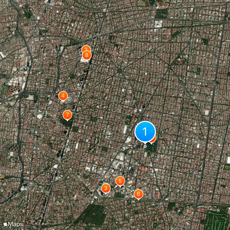 Benito Juárez Kaart