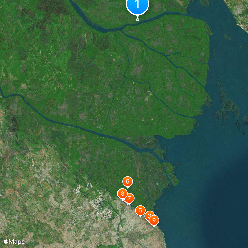 Delta du Paraná Carte