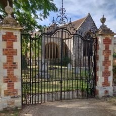 St Ethelreda's Churchyard Walls And Gates On East Side Of Cecil Family Burial Ground