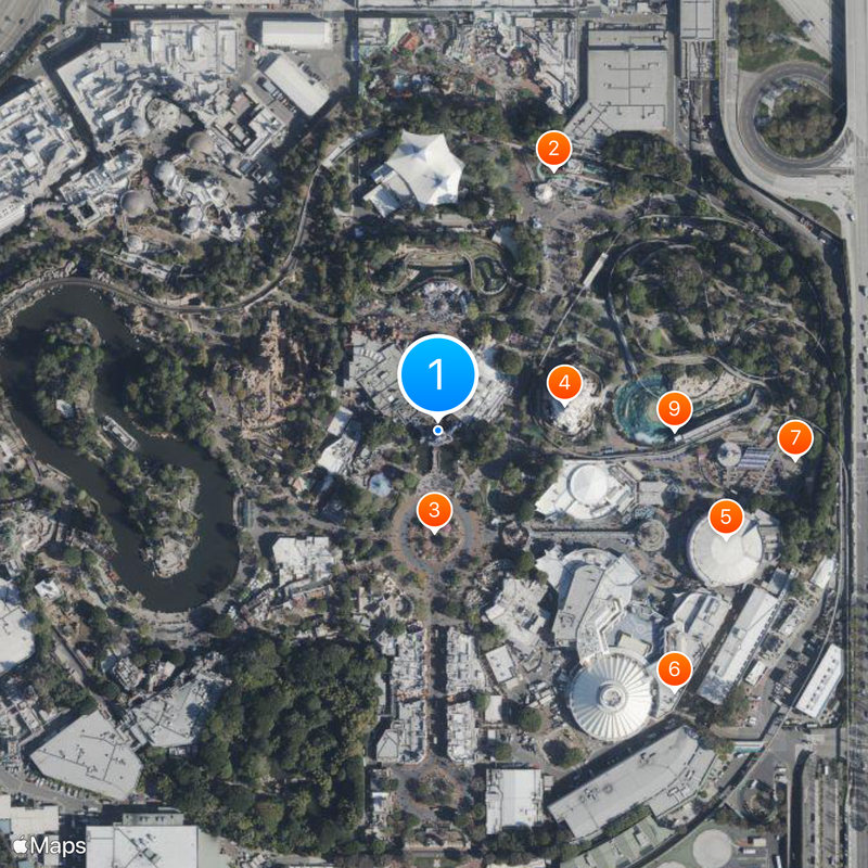 Sleeping Beauty Castle Mapa