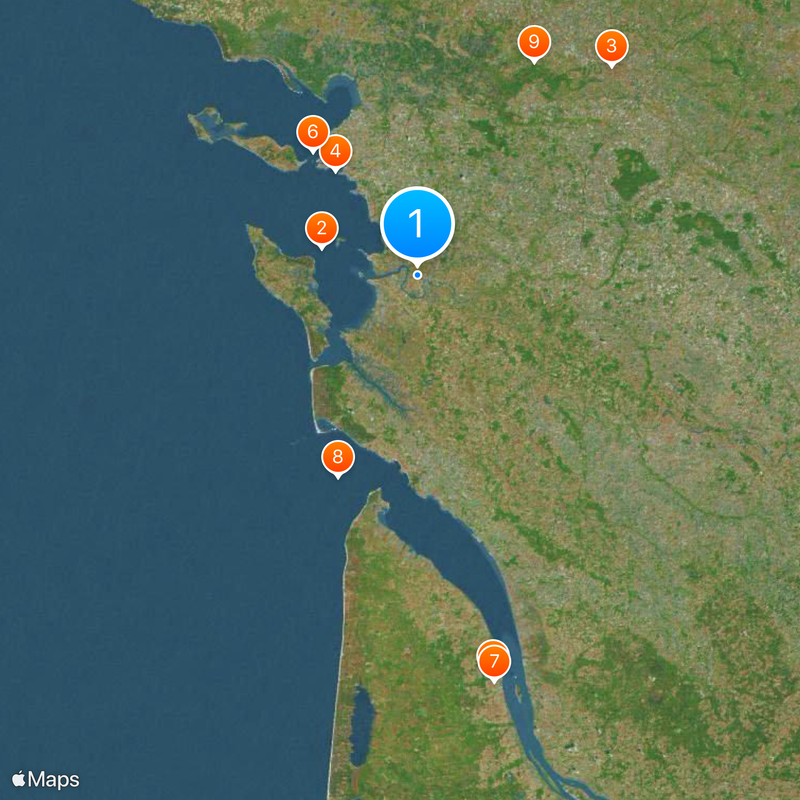 Charente Marítimo Mapa