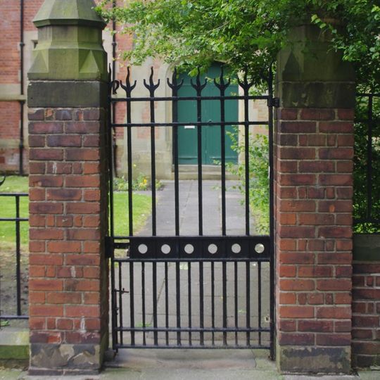 Wall to west of Houldsworth School