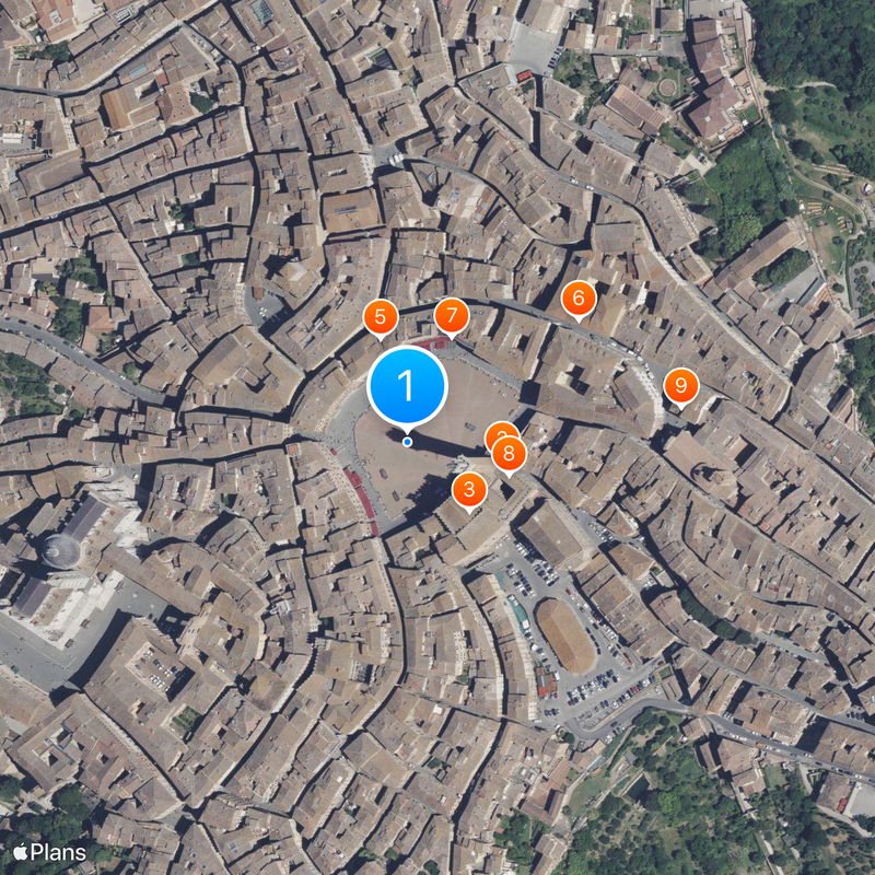 Piazza del Campo Carte