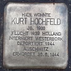 Stolperstein dedicated to Kurt Hochfeld