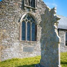 GEORGE MONUMENT IN THE CHURCHYARD ABOUT 23 METRES SOUTH OF NAVE OF CHURCH OF ST CARANTOC