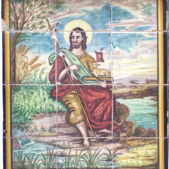 Ceramic panel of Saint John the Baptist