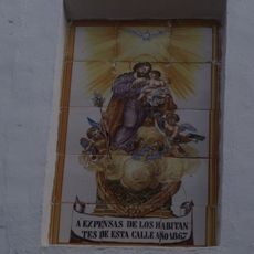 Ceramic panel of Saint Joseph