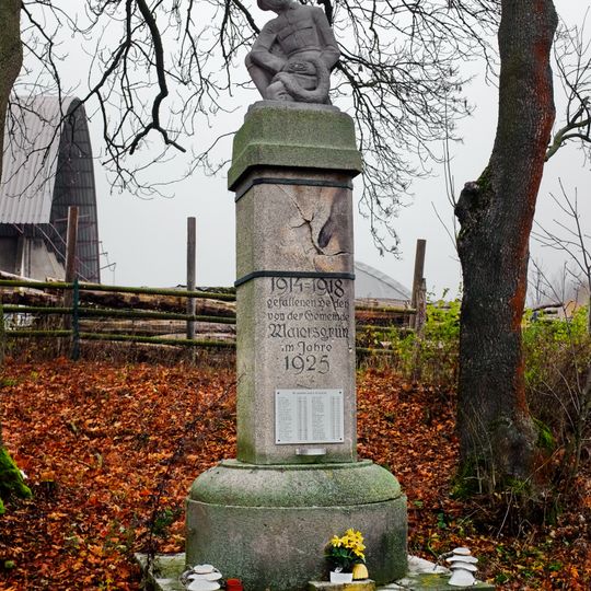 World War I memorial in Vysoká