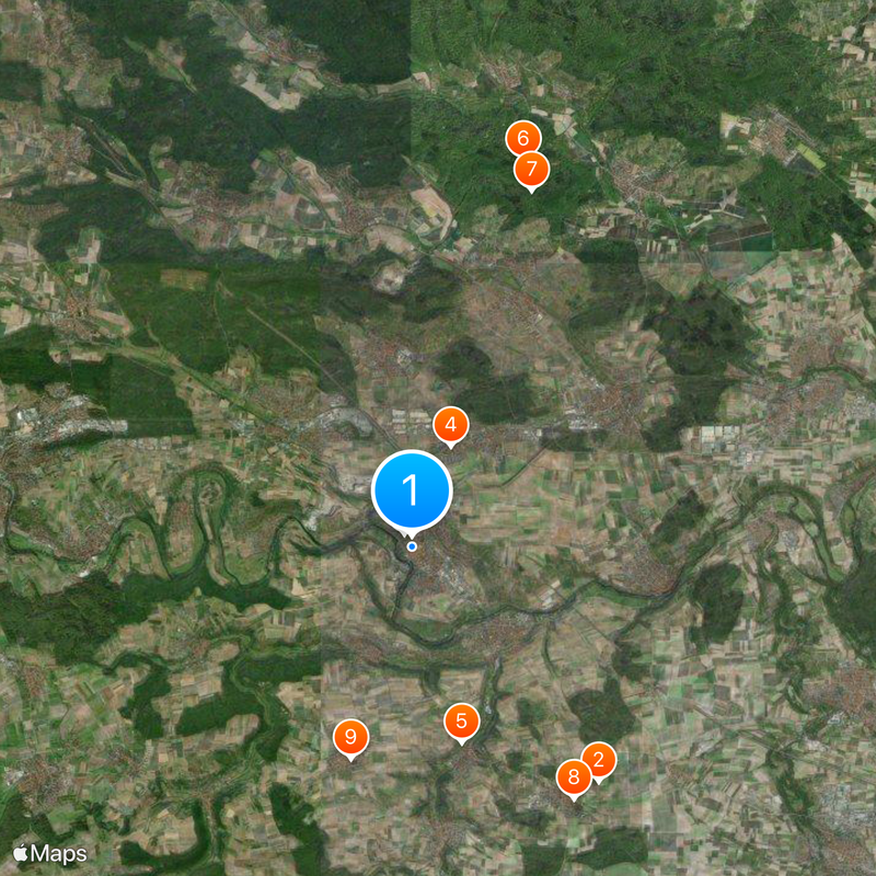 Vaihingen-sur-l'Enz Carte