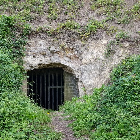 Groeve boven op de Riesenberg