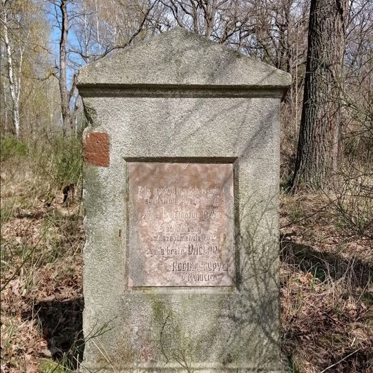 Memorial to Václav Tupý in Munice