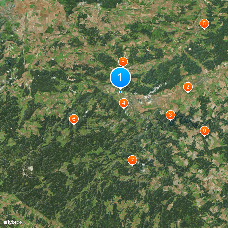 Circondario di Saalfeld-Rudolstadt Mappa